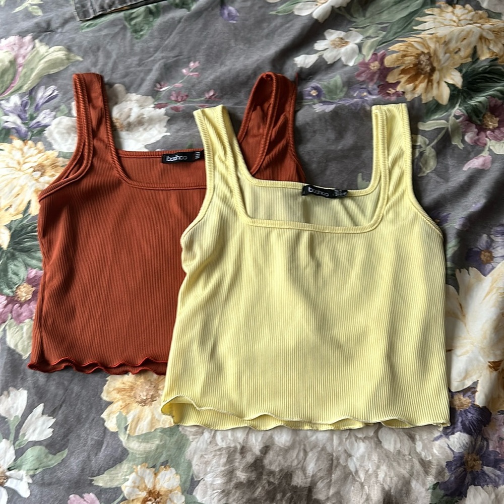 Lightly worn crop tops
